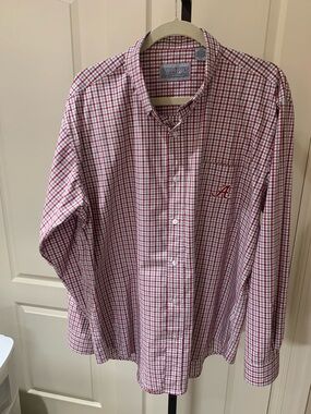 Men’s XL Campus Specialities LS Button Down Shirt with script A